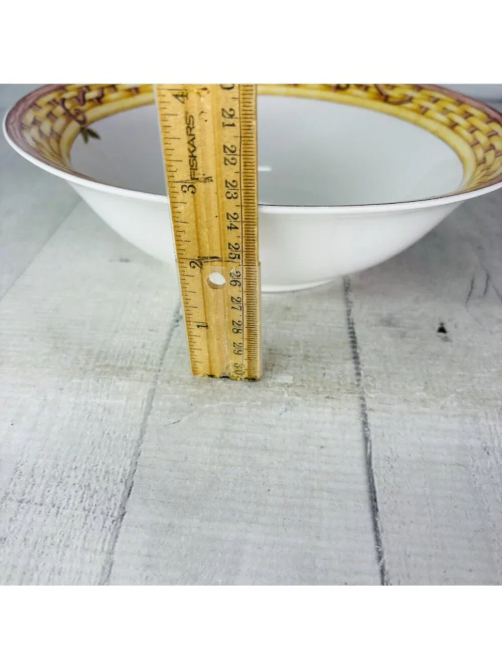 American Atelier MONKEY 5029 Jungle Bamboo Rim Porcelain 9